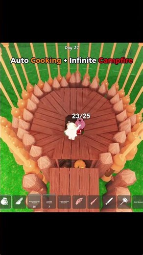 Auto Cooking + Infinite Campfire in 99 Nights in the Forest | Roblox