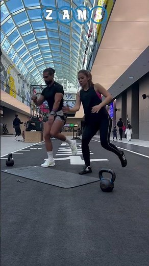 Vigorous Ayesha Omar Fitness Training in Dubai with Her Trainer | Workout Routine