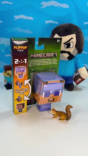 Minecraft Flippin Figs: Enchanted Steve Toy Review