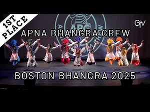 Apna Bhangra Crew - First Place at Boston Bhangra 2025