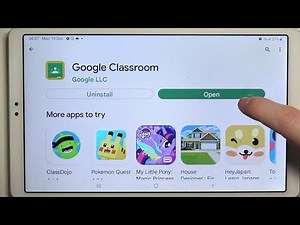 How To Install And Join Google Classroom on Samsung Galaxy Tab A7 Lite