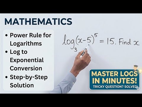 Master Logs Fast: How to Solve logarithms Without a Calculator