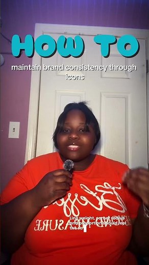 How to maintain brand consistency through icons #creativeentrepreneur #graphicdesign #brandstrategy