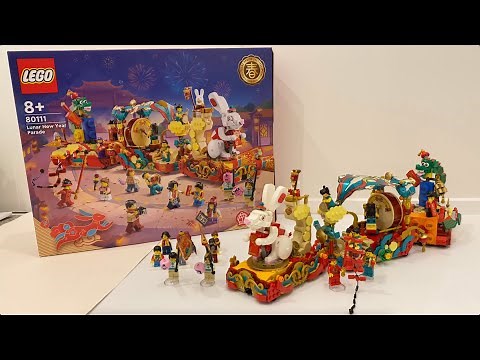 LEGO 2023 Chinese New Year Set 80111 Lunar New Year Parade REVIEW
