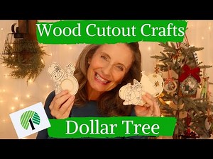 Dollar Tree DIY Crafts using WOOD CUTOUTS!