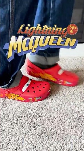 Lightning McQueen Crocs Review #crocs #lightningmcqueen