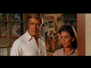 GEORGE PEPPARD has a rough night...