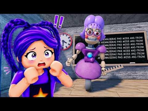 LILY LOVEBRAIDS Escapes MISS ANI-TRON'S DETENTION! (SCARY OBBY)