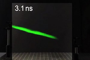 Captan por primera vez luz láser en cámara lenta