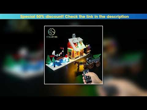 Exclusive Kyglaring Led Lighting Set DIY Toys for Christmas Set 10216 Winter Village Bakery Blocks•