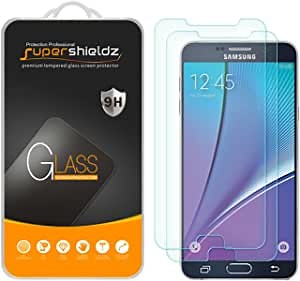 Supershieldz (2 Pack) Designed for Samsung Galaxy Note 5 Tempered Glass Screen Protector, 0.33mm, Anti Scratch, Bubble Free