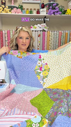 Stretched Periwinkle Quilt Block Tutorial for Beginners