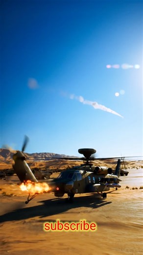 Attack Helicopter in Desert Battlefield | Ultra Realistic Military Action Scene