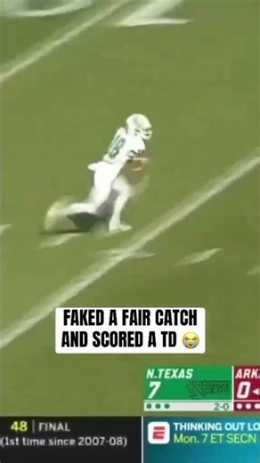 FAKE FAIR CATCH Led To Touchdown 🤯