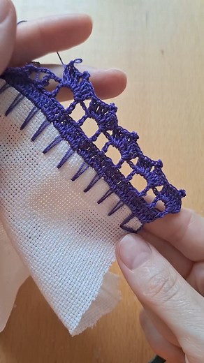 Three-stage edge lace making #desing #crochet #edge #lace #idea #knitting | Beauty Tips