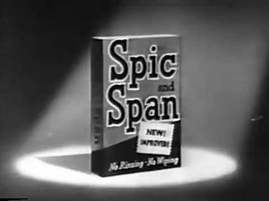 Spic and Span 1952 Commercial