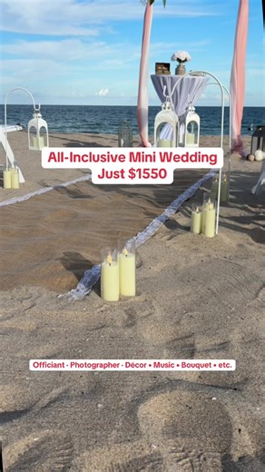 Affordable Mini Wedding Package in South Florida
