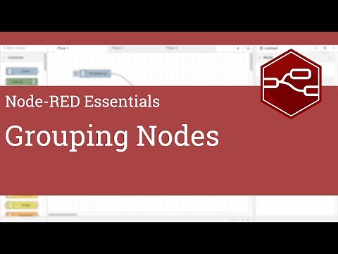 Grouping Nodes (1.1.0+) - Node-RED Essentials