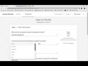 How to complete a child-only TANF application ONLINE- NEVADA