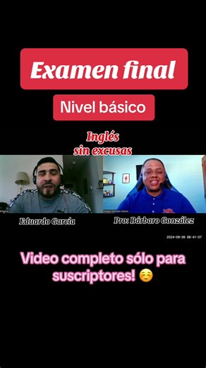 Examen final de inglés básico: Traducciones y Tips
