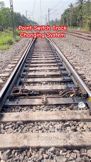 Point Switch Track Changing System #shorts