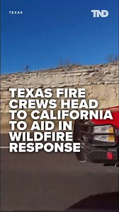 173K views · 2.1K reactions | Several Texas firefighter crews have teamed up to help battle the ongoing wildfires in California. Video courtesy of @amaproductions READ MORE: https://bit.ly/3WhxRr7 | The National Desk - TND | Facebook