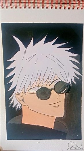 🔥 “Gojo Satoru Drawing – Ultra Satisfying Hyper Realistic Art!”