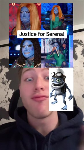 The Perfect Blue Face Paint in Drag Race