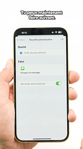 On peut programmer l'envoi de messages sur iPhone ! Ca fonctionne même avec WhatsApp ! #astuce #whatsapp #message #iphone #ios | VERBOZZ