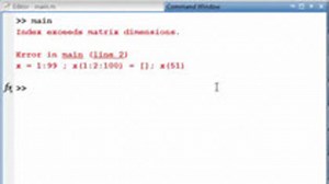 MATLAB tip:  Use one command per line