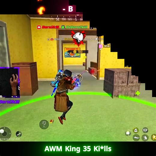 -B2K 🔥 Free Fire Best AWM Player Gameplay 😱 . #freefire #ffgame #freefiregameplay #freefirechallenge #freefiresolovssquad | Gaming With Rahul