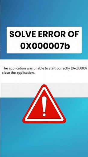 App Won’t Open? Fix 0xc000007b Fast! #shorts
