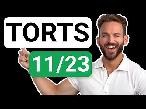 Torts: Self-Defense & Defense of Others + Property as Defenses to Intentional Tort Liability