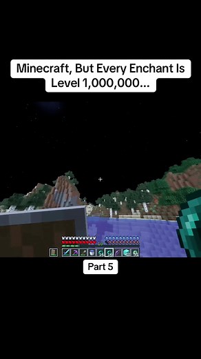 Minecraft with Level 1,000,000 Enchantments