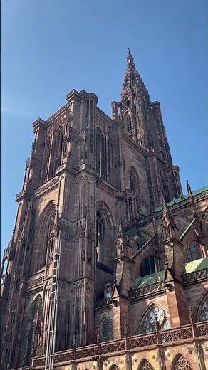 Esta catedral fue la más alta del mundo #francia #estrasburgo #travel #conociendolugares #viajeros