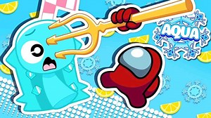 Mini Crewmate Kills Sprunki Characters AQUA PHASE 7 I Among Us