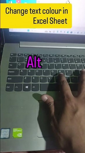 How to Change Text Colour in Excel Sheet 2026 #excel