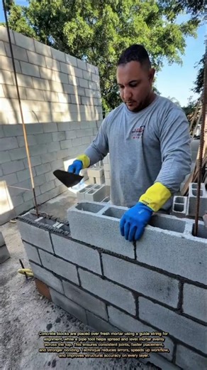 Block Laying Trick Pros Use to Build Perfect Walls Fast