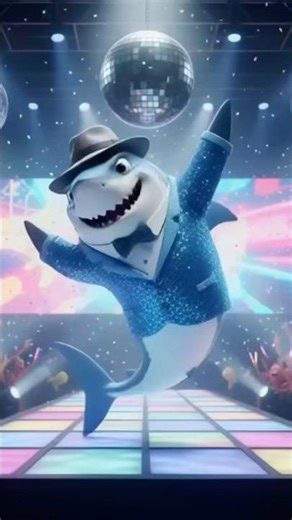 Shark dancing🦈 / reading /playing /teaching 😎 #shortsfeed #cute #funny #3danimation #shark