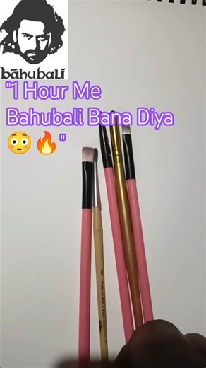 Baahubali Face Drawing 🗡️ | Prabhas Bahubali Sketch | Indian Movie Art #Shorts