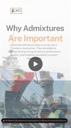 #concretetechnology #constructionchemicals #admixtures #smartconstruction #buildstrong | Add Chem Industries