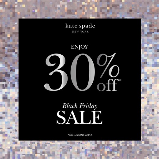 Our Retail Black Friday sale is HERE. Shop 30% off almost everything PLUS 40% off door-busters. https://bit.ly/3SP5Mqh | kate spade new york