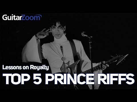 Lessons on Royalty: Top 5 Prince Guitar Riffs (Guitar Lesson)