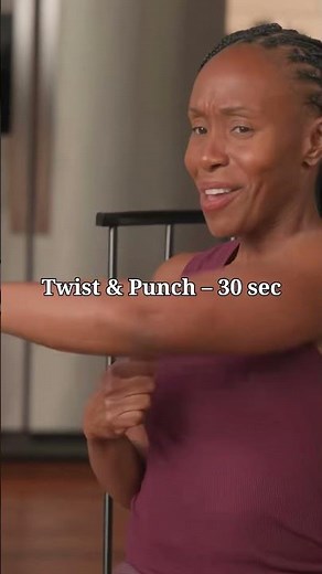 7 Minute Chair Full Body Workout at Home #chairworkout #lowimpact