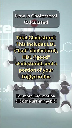 How Total Cholesterol Is Calculated Explained #shorts