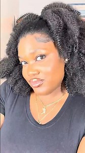 Braidless Crochet Half up Half down