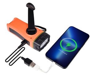 [Hot Item] Promotional Novelty Portable FM Scan Radio with Flashlight