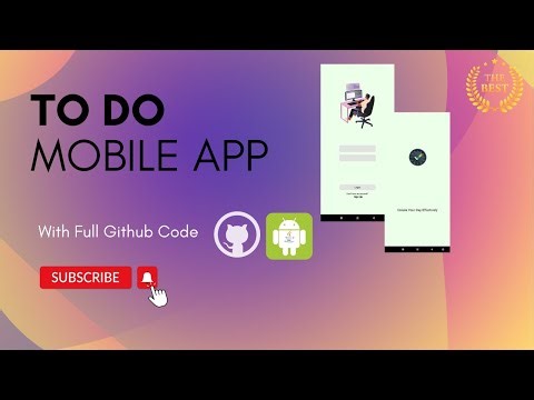 To Do Mobile application | App development | Java | Complete App | Todo Mobile app Full Code