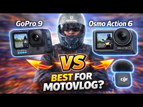 GoPro 9 vs DJI Osmo Action 6 – Ποια είναι καλύτερη για Motovlog; 🏍️