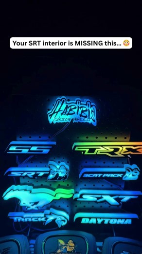 Upgrade your interior and exterior in seconds 🔥 RGB Airbag Covers Emblem Lights, Scatpack & 392 Clean. Bright. Different. Who’s adding this? 👀. #srt #mopar #tiktokshopspringglowup #carmods #fyp